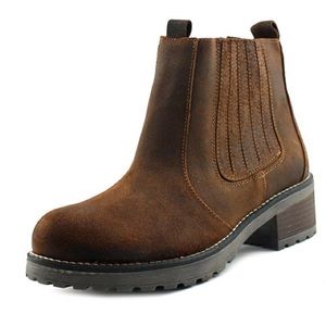 Coolway Leather Suede Brown Booties